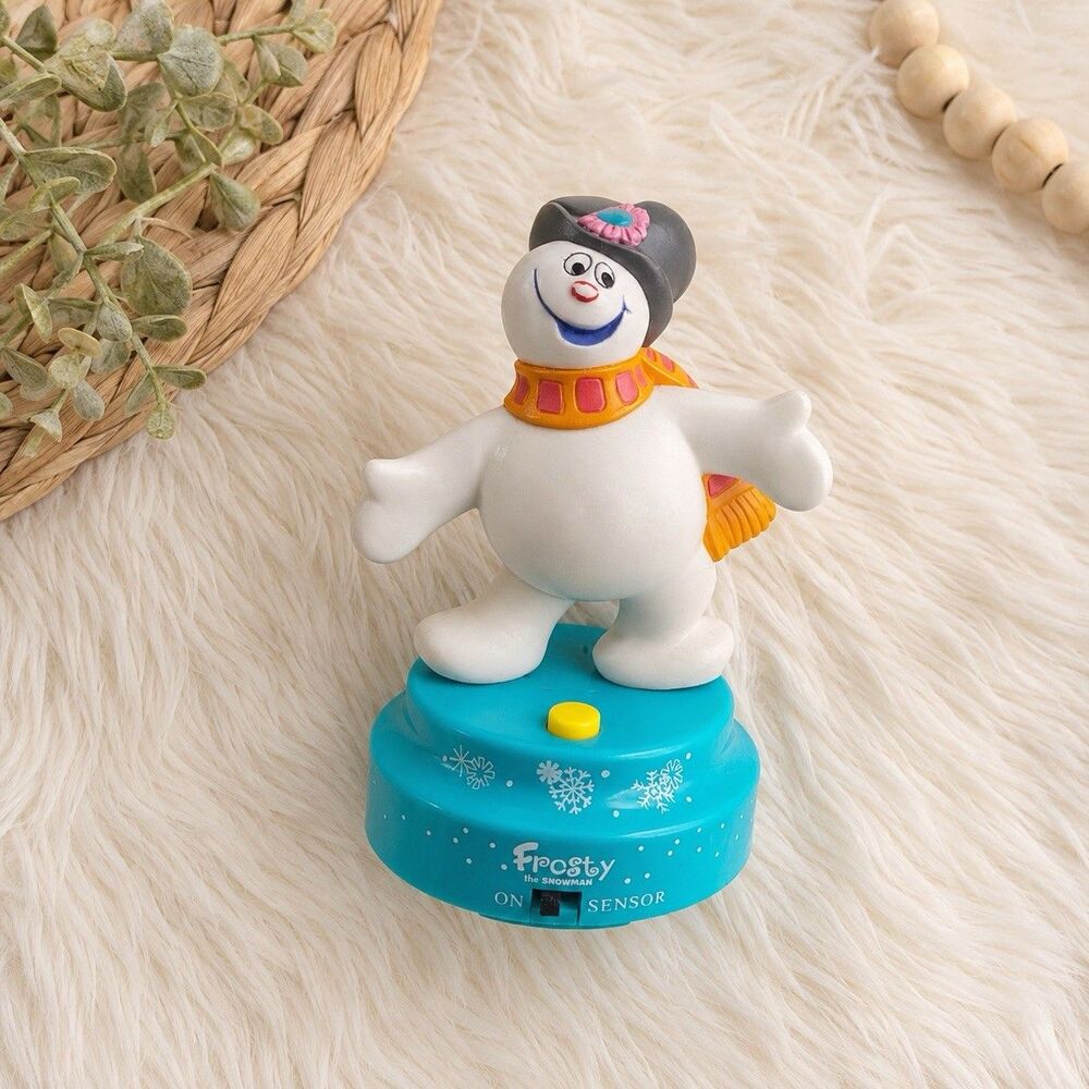 Vintage Frosty The Snowman Motion Sensor Dancing Figure Christmas Animated Toy